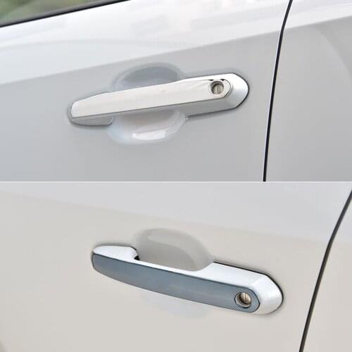 4Pcs Stainless Exterior Outside Car Door Handle Cover Protector Sticker For Toyota RAV4 ARV 4 2019 2020 Accessories