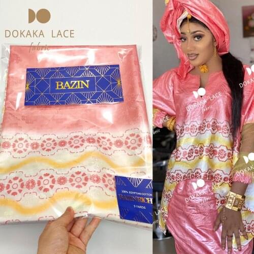 5Yards 2021 Latest African Lace High Quality Ribbons For Crafts And Basin Riche Getzner Gambia Party Bride Dress Material