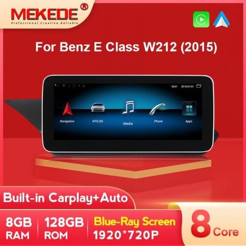 Android 10 Car Radio For Mercedes benz E Class W212 E200 E230 E260 E300 S212 2009-2016 navigation screen auto audio multimedia