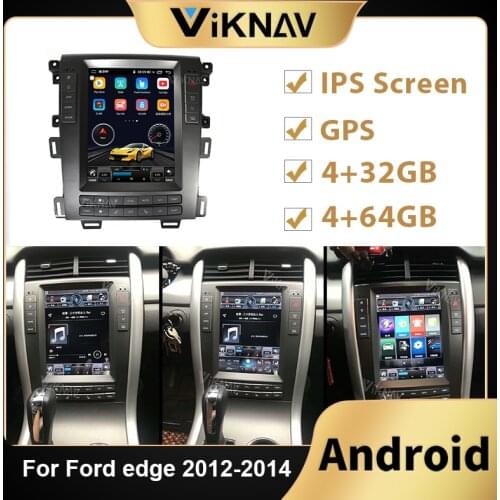 Car Radio for Ford Edge 2012 2013 2014 Android GPS Navigation Auto Stereo Multimedia Player Screen Head Unit