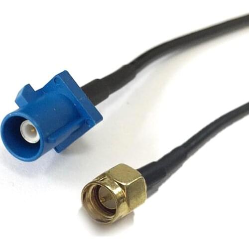 GPS antenna extension cable adapter SMA male to Fakra C male plug RF cable RG174 20cm wholesale NEW
