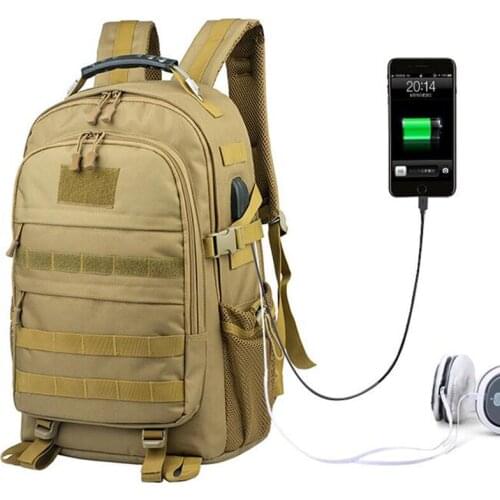 30L Military Army Backpack Men 15 inches USB Charging Laptop Bagpack Rucksack for Hike Travel Backpack 8 colors mochila hombre