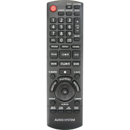New N2QAYB000394 Remote Control fit for Panasonic SC-HC3 Compact Stereo System