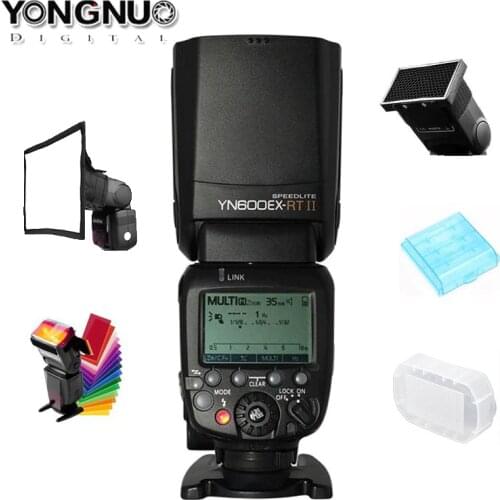 Original YONGNUO YN600EX-RT II 2.4G Wireless HSS 1/8000s Master TTL Flash Speedlite for Canon Camera as 600EX-RT YN600EX RT II