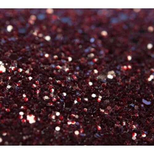 A24 Deep red chunky glitter wall covering 10M one roll with 54inch width glitter wall covering