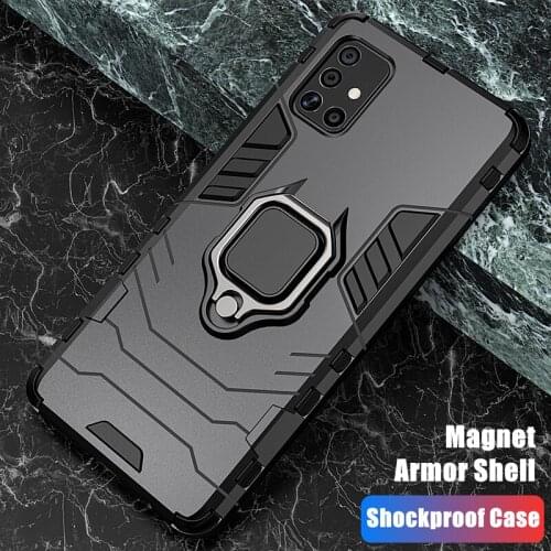 Shockproof Coque Case For Samsung Galaxy A51 A71 A50 A70 A31 A41 A11 A21S A30S A30 A40 A20 A10 A01 Magnet Armor Shell Case Cover