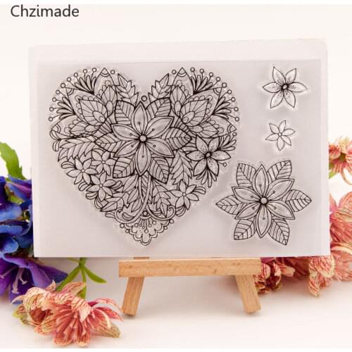 Lychee Life Heart Merry Christmas Transparent Clear Silicone Seal Stamp For DIY Scrapbooking Photo Album Decorative Supplies
