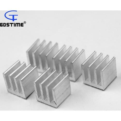 50pcs lot Heatsink Ram Memory Heat sink Cooler VGA 10x10x10mm