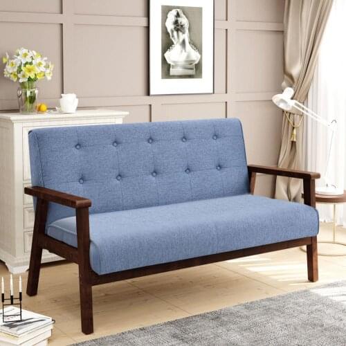 Widely Use Safe Delicate 2-seats Soft Stable Armchair Couch Sofa Attractive Couch Sofa Sturdy for Bedroom