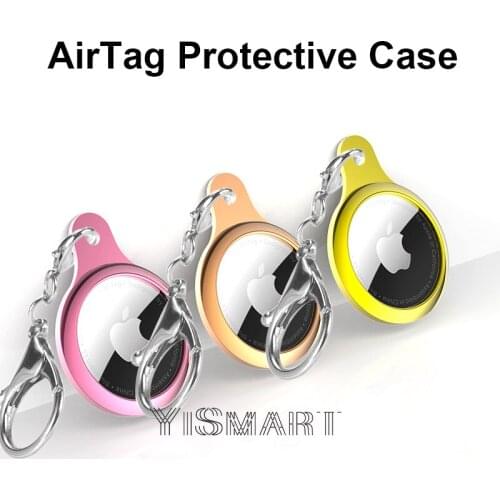 For Apple AirTags Silicone Case Anti-lost Protective Cover Location Tracker Cover for Airtags Sleeve Air Tag Cases