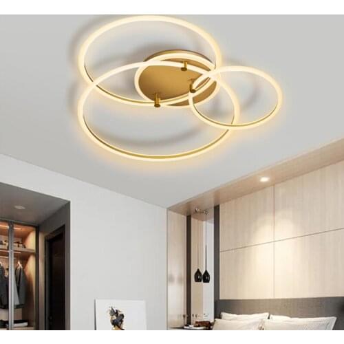 Modern Simple and Fashionable Living room Lamp Acrylic Ceiling Lamp LED Lamp Aluminum Round Bedroom Lamp Study Lighting