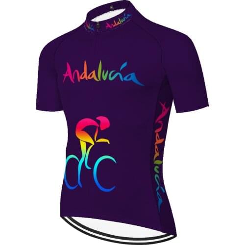 Andalucia Masculina Mallots Uniforme Ropa Ciclista Masculino Equipamento Maillot Mallot Hombre Verano Ciclismo Jersey Ciclismo