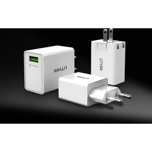 UTHAI USB Charger 24W Quick Charge 3.0 Mobile Phone Charger for iPhone Fast Charger Adapter for Huawei Samsung Galaxy S8/S8