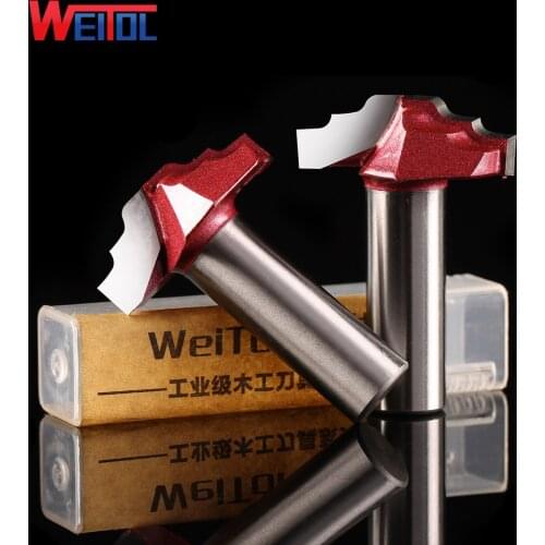 Weitol free shipping 1pcs 1/2*35mm solid carbide Classical plunge router bits classical pattern bits cutting tools wood cutter
