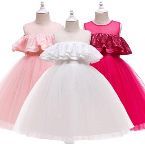 2021 Girls Dress Set Snow Costumes Christmas Cosplay Princess Dress Halloween Party Birthday Clothing Vestidor Size 3-10 Years