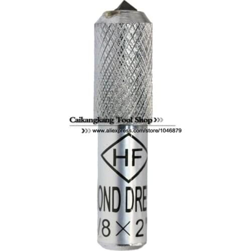 10mm Dia 50mm Length Grinding Wheel Diamond Dressing Pen Dresser Tool,Head for the natural diamond