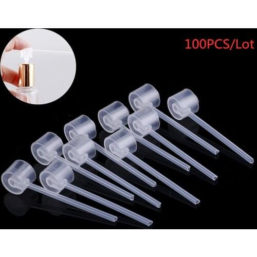 100Pcs/lot Perfume Refill Tools Diffuser Funnels Cosmetic Pump Dispenser Portable Sprayer Refill Pump Bottle Filling Device
