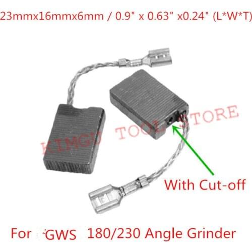 5 Pairs Replacement Carbon Brushes for bosch GWS20-180JH GWS20-230H GWS20-230 GWS2000-230JH GWS21-180H GWS21-180JHV GWS21-180HV