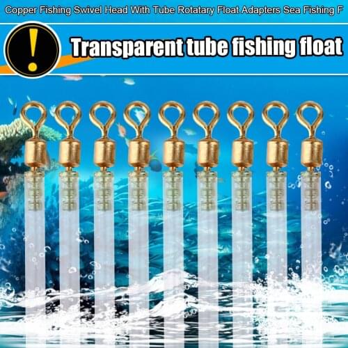 50pcs/Lot Fishing Swivel Head Float Adapters Sea Fishing Floats Buoy Connector Outdoor Portable Easy Fishing Carrying