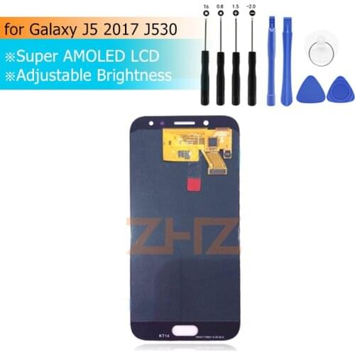 AMOLED For SAMSUNG GALAXY J5 2017 LCD Display Touch Screen Replacement Parts For SAMSUNG J530 J530F J530FN SM-J530F LCD 5.2"