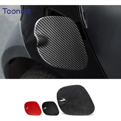 Car fuel tank cap decoration cover For Mercedes smart new 453 Fortwo Exterior modification Fuel tank cover sticker