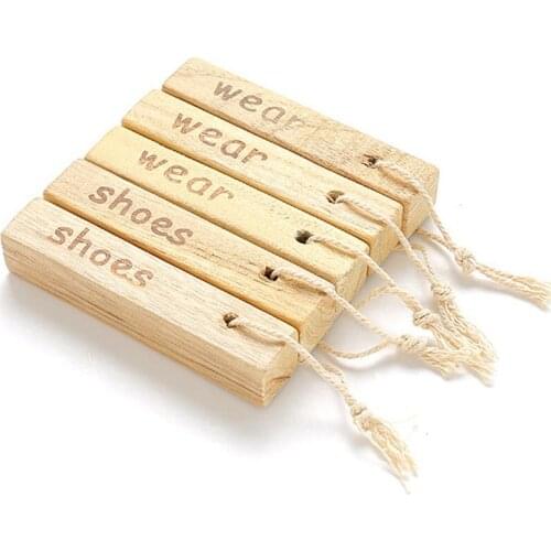Wood Hanger Natural Aromatic Cedar Wood Block Clothes Shoes Storage Accessories Closet Drawer Environmental Protection