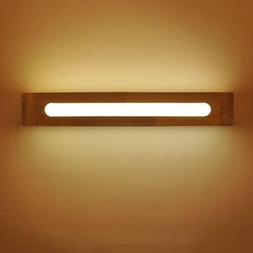 Wooden Japan Style Wall Lamp Led source for Bedroom Wall Sconce solid wood wall light Lamparas Home Lighting Fixture AC110V 220V