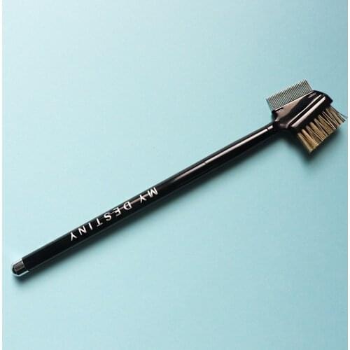 My Destiny #145 Double Head Mascara Eyelash Makeup Brush Metal Steel Eye lash Comb Eye Cosmetic Tool