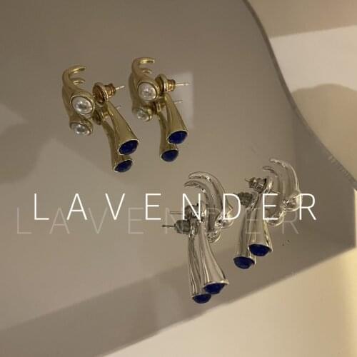 French Retro Design Earrings Fashion Cold Minimalist Earrings Long Flowing Water Drop Earrings Female Geometric Earrings Trend