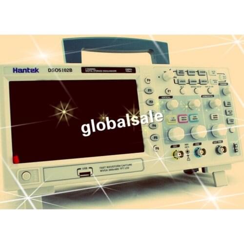FREE SHIPPING Hantek DSO5102B Digital Oscilloscope 100MHz 1Gs LCD 7" TFT Compared TEK TDS1012B
