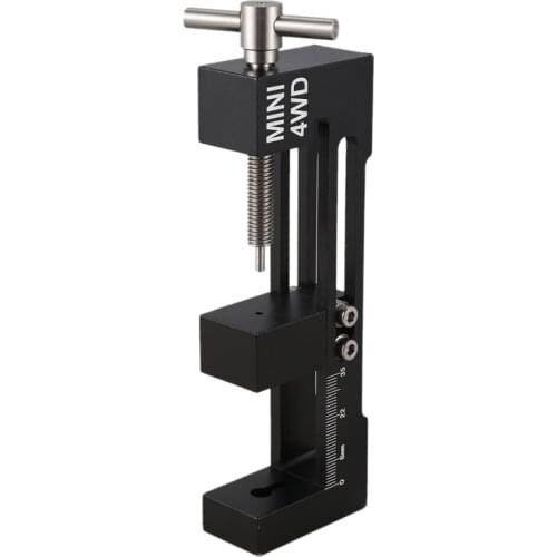 Aluminum Alloy 4WD Tire Installer Large/Small Bearing Top Rail Tyre Wheel Mounting Device Tool for RC Tamiya Mini 4WD Racing Car