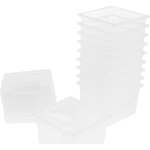 Blesiya 10x Reptile Feeding Container Vivarium Rearing Box for Outing Raise