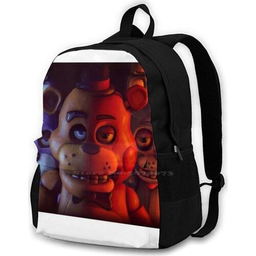 Five Nights At 'S Fashion Bags Backpacks Fnaf Fazbear Bonnie Chica Foxy Animatronic Video Games Gaming Animatronics Pizza