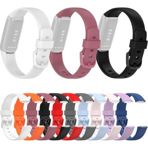 For Fitbit Luxe Strap Band Silicone Wrist Strap For Fitbit Luxe Smart Band Bracelet Watch Strap Pulsera Belt Accessories