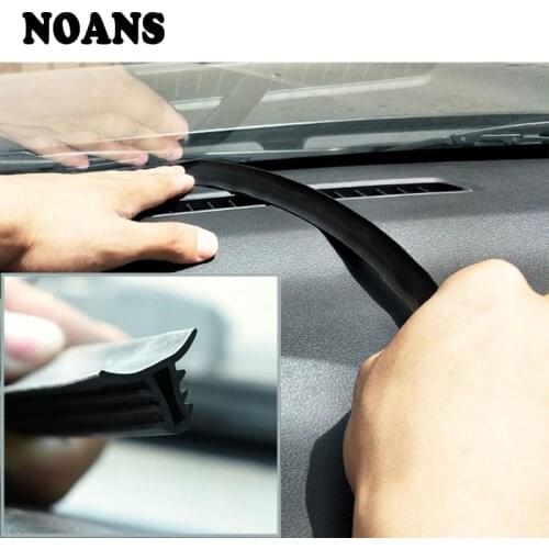 160cm Rubber Car Dashboard Sealing Strips For Seat Ibiza 6L 6J Leon FR 2 Altea Renault Megane 2 3 Clio Logan Trafic Dacia Duster
