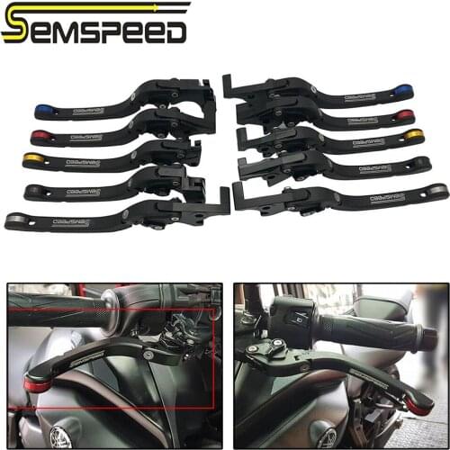 SEMSPEED Motorcycle CNC Fodling Brake Clutch Levers For KYMCO Xciting 400s s400 400i XCITING S400 2017 2018 2019 2020