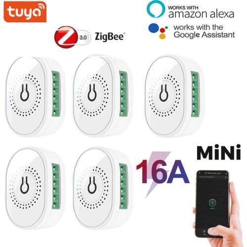 Tuya ZIGBEE 3.0 Wifi Smart Switch Wireless Remote ON-OF Module 2 Way Automation Timer Control Alexa ECHO Google Home Compatible