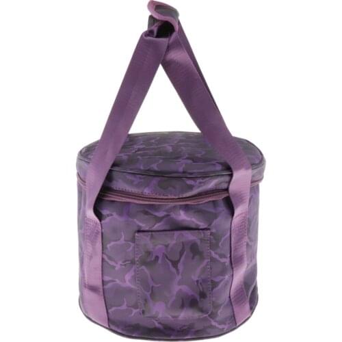 Thicken Singing Bowl Carrying Bag Case for 14inch Singing Bowl Parts Purple