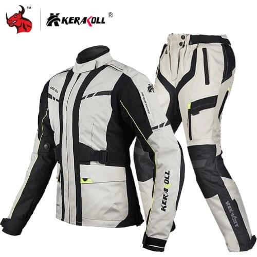 KERAKOLL Women Motorcycle Jacket Protective Gear Waterproof Moto Motocross Jacket Motorbike Riding Jacket Contain CE Protector
