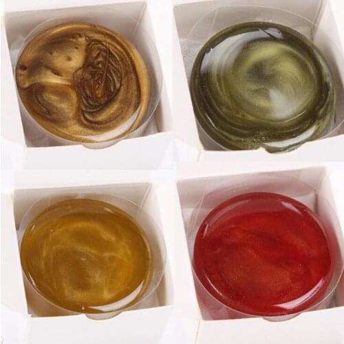 10pcs Wholesale Factory Direct Round Shape 7 Colors Violin Viola Cello Bows Musical Instrument Rosin 43mmX15mm + Cloth