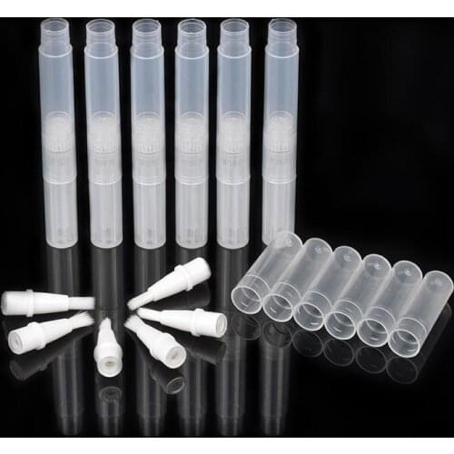 3ml/4.5ml Transparent Empty Twist Pen Practical Cuticle Oil Containers with Brush Lip Balm Nail Polish Oil Tube