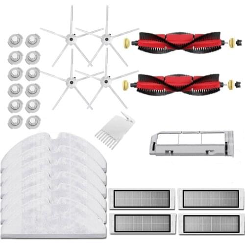 For xiaomi Roborock S5 MaxS50 S55 S6 Pure S6MaxVacuum Accessories Mop Cloth Hepa Filter Main Brush Side Brush Parts