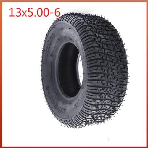 Good quality Kart Beach Car 13X5.00-6 vacuum tire Highway Tire with Hub Mower Snow Sweeper Tire 13*5.00-6 tubeless tire