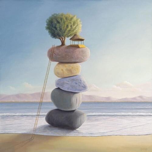 Canvas art oil painting abstract Happiness In Perpetuity Hand painted modern artwork for wall decor High quality