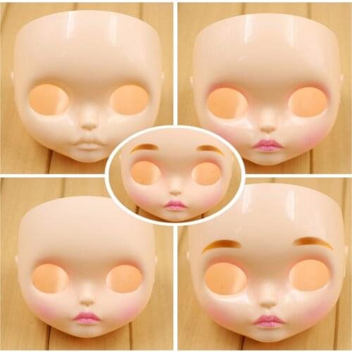 ICY DBS Blyth doll New Face plate including the back plate and screws many kinds of style matte face lips carve eyebrow