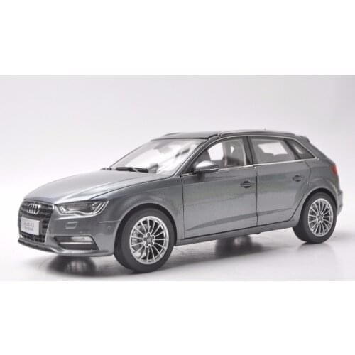1:18 Diecast Model for Audi A3 Sportback Grey SUV Alloy Toy Car Miniature Collection Gift S3