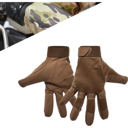 Motorcycle Gloves Full Finger Leather Outdoor Motocross Motorbike Gloves For Suzuki SV650 TL1000S 600 750 KATANA B-KING GSXS1000