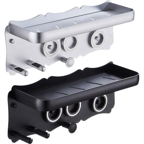 Hair Dryer Wall Mount Holder for Dyson Supersonic Hair Dryer, Punch-Free Hair Dryer Holder Bathroom Storage Rack