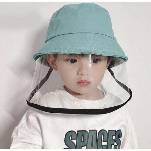 New Multifunctional Cotton Baby Hats Comfortable Full Face Hat Babies Caps Anti-Saliva Summer Sun Hats Children Windproof Gorras