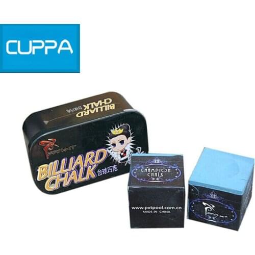 2016 New Arrival 2 Pcs/lot Cuppa Billiard Chalk Billiards Snooker Accessories Oily and Dry Billiard Chalks China